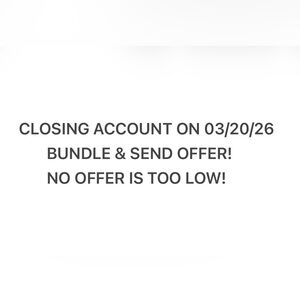 Account Closing Notice Sign